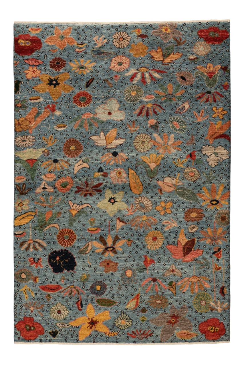 Iran Gabbeh Rug Unique Garden of Eden