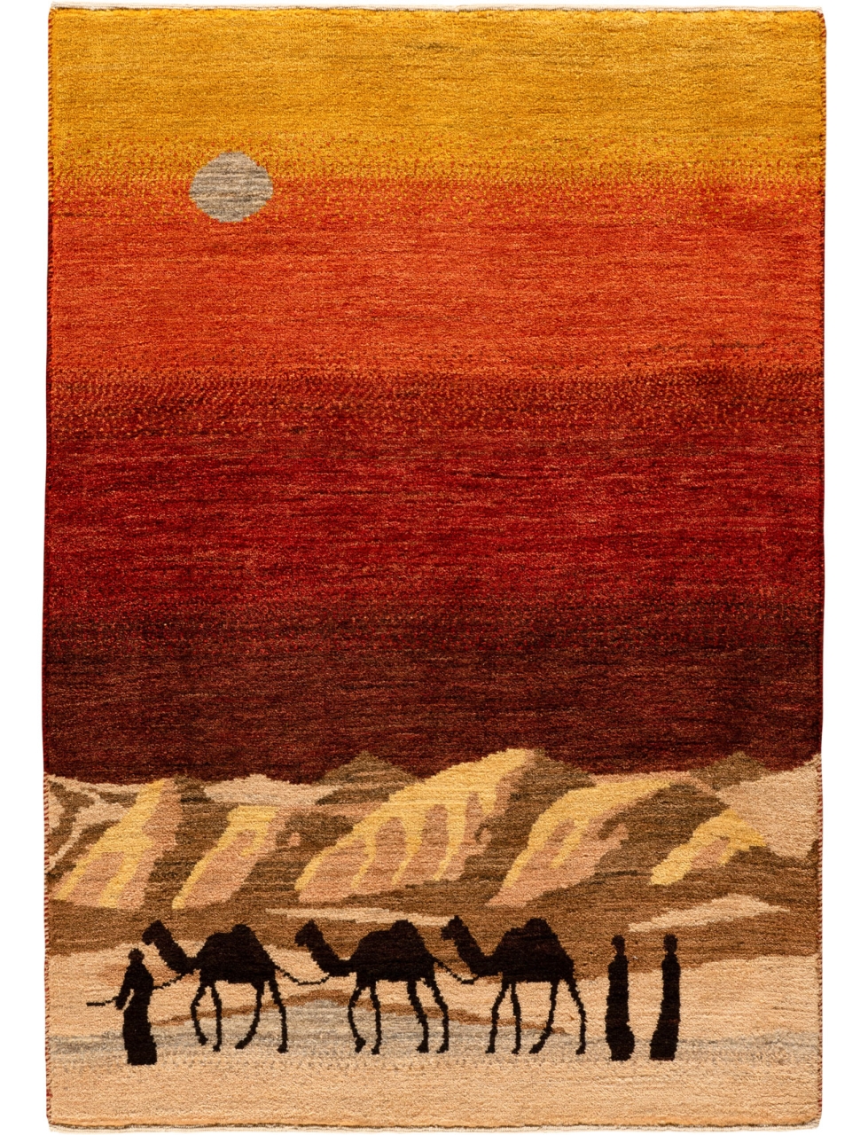 Iran Gabbeh Teppich-Unikat Karawane der Wüste