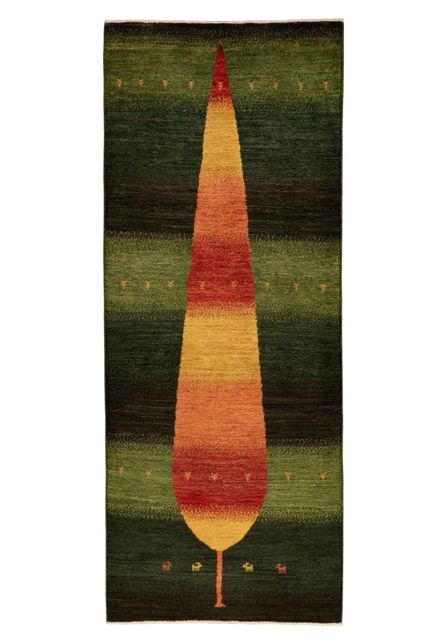 Iran Gabbeh Rug Runner Cypress Alley