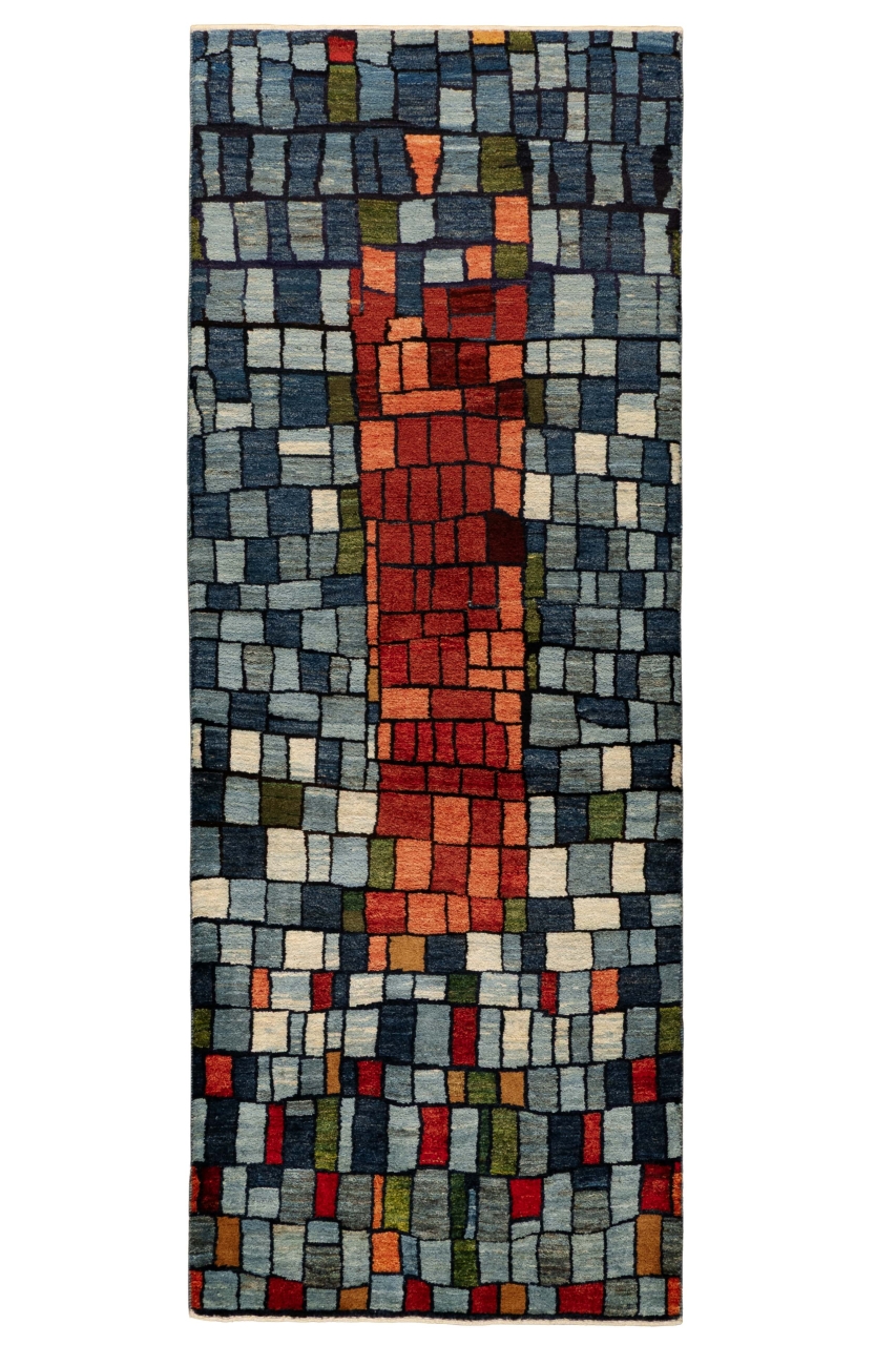 Iran Gabbeh Rug Runner Desert Cypress