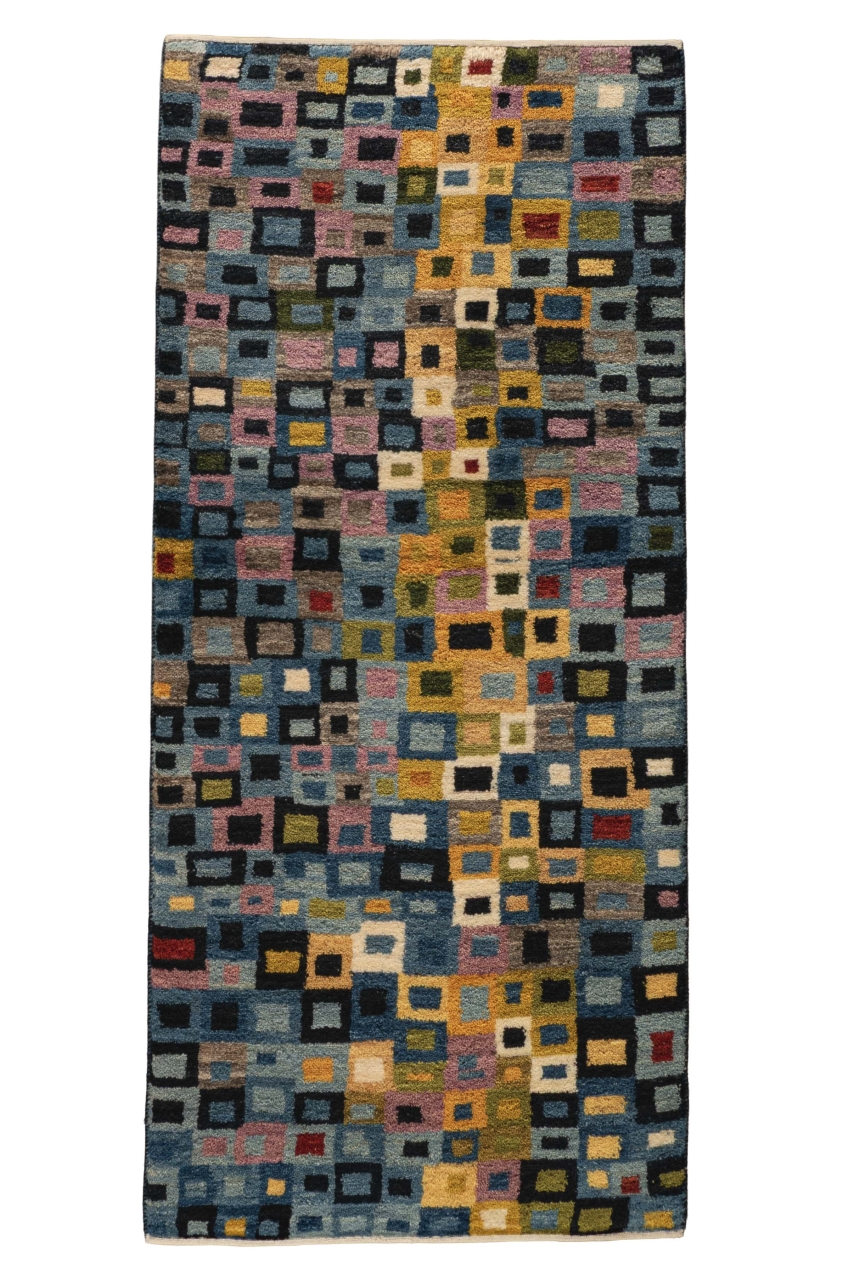 Iran Gabbeh Rug Unique Yellow Willow