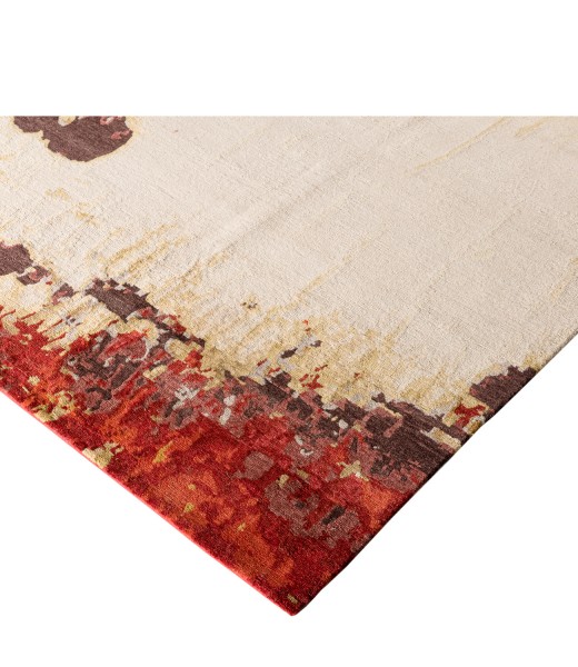 Design Rug Wool and Silk Smoke on the Water