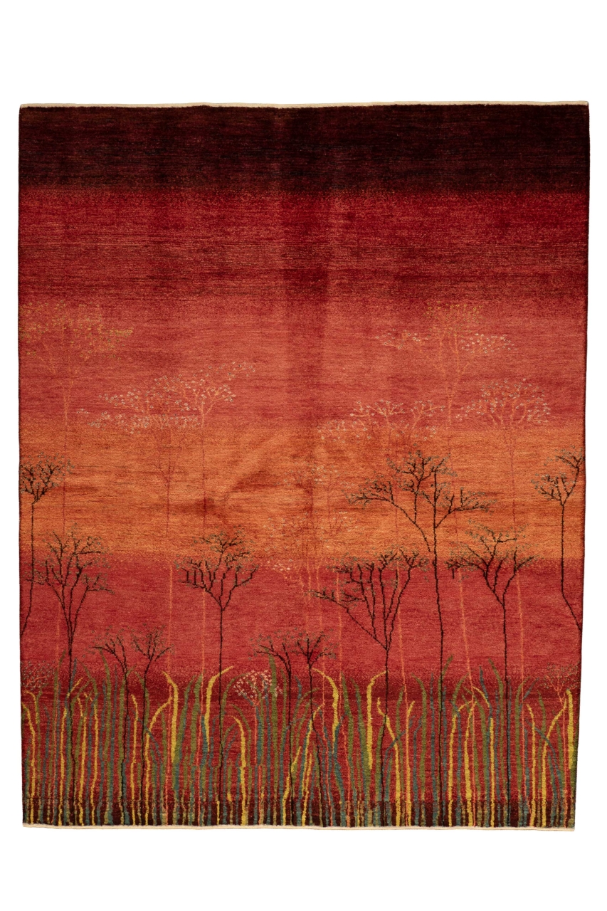 Iran Gabbeh Rug Unique Garden of Eden