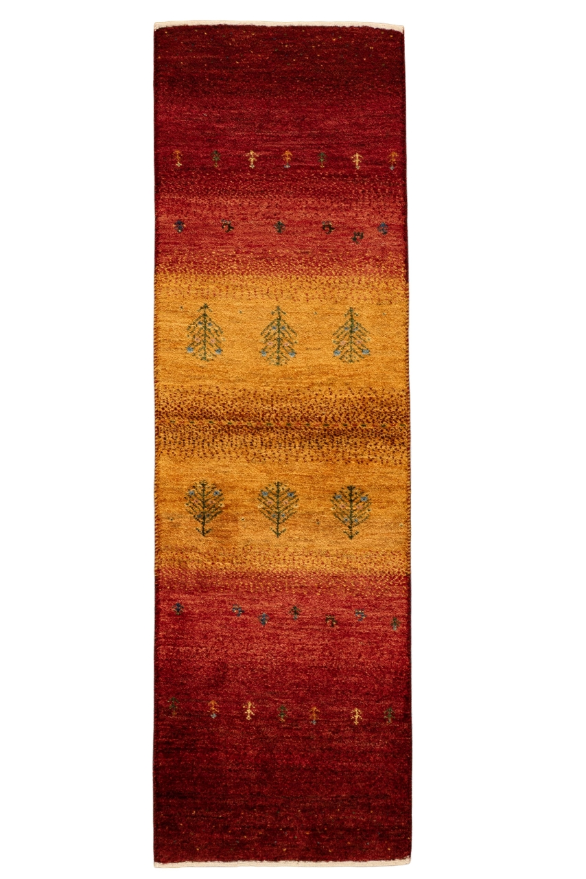 Iran Gabbeh Rug Unique Yellow Willow