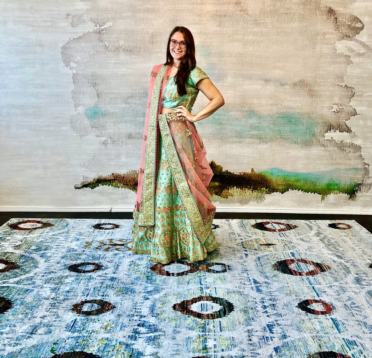 Saris, kulturelle indische Kleidung in strahlenden Farben.