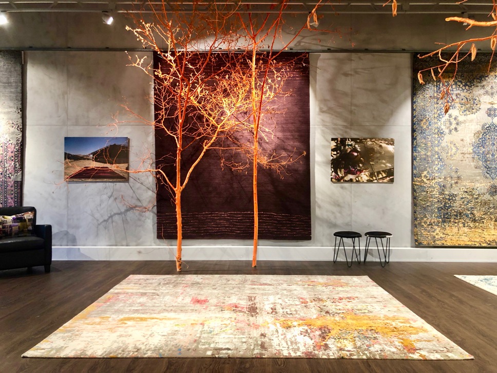 Festival of lights exhibition Designer rugs