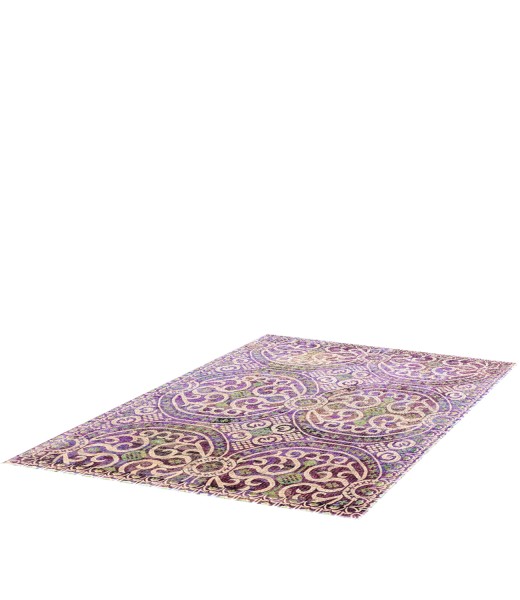 Silk Rug Violet Mosaic