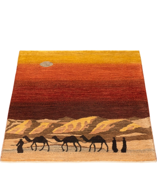 Iran Gabbeh Teppich-Unikat Karawane der Wüste