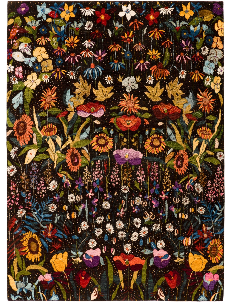 Iran Gabbeh Teppich-Unikat Blumengarten