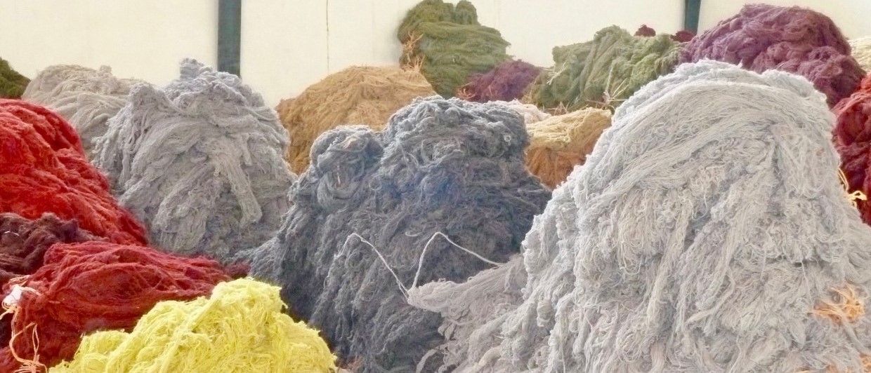 Wool in different colors