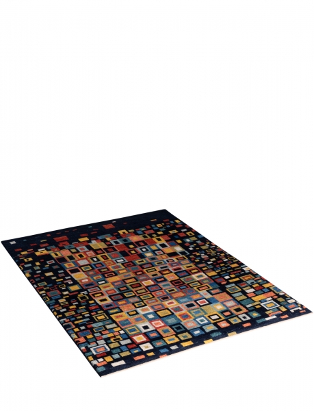 Iran Gabbeh Teppich-Unikat Mosaikfenster