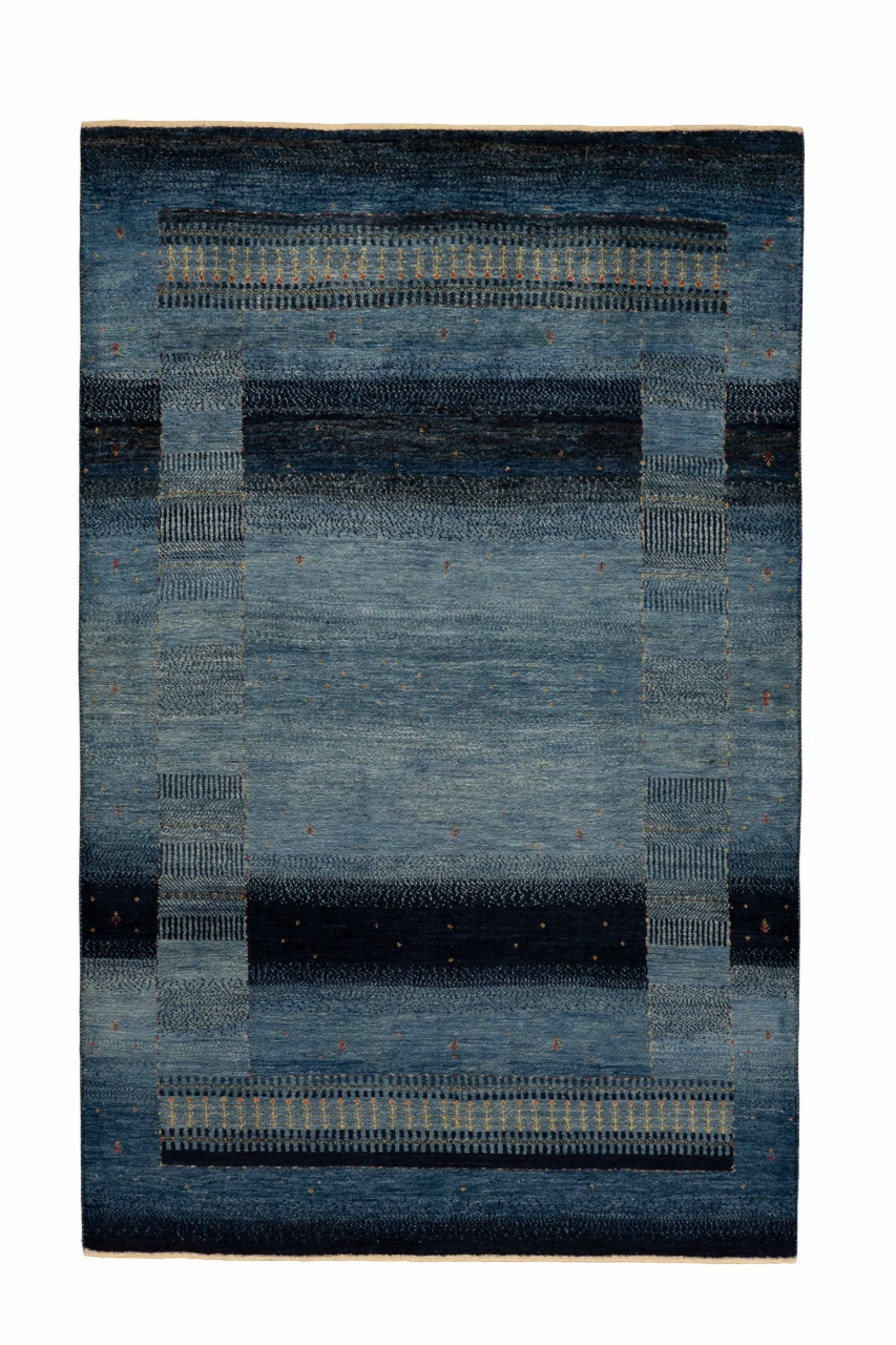 Iran Gabbeh Rug Unique Yellow Willow