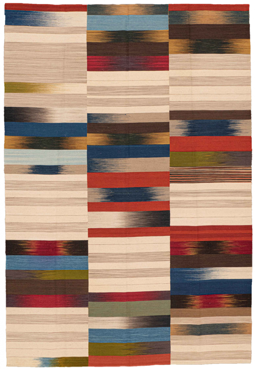Kelim-Teppich Colorblocks