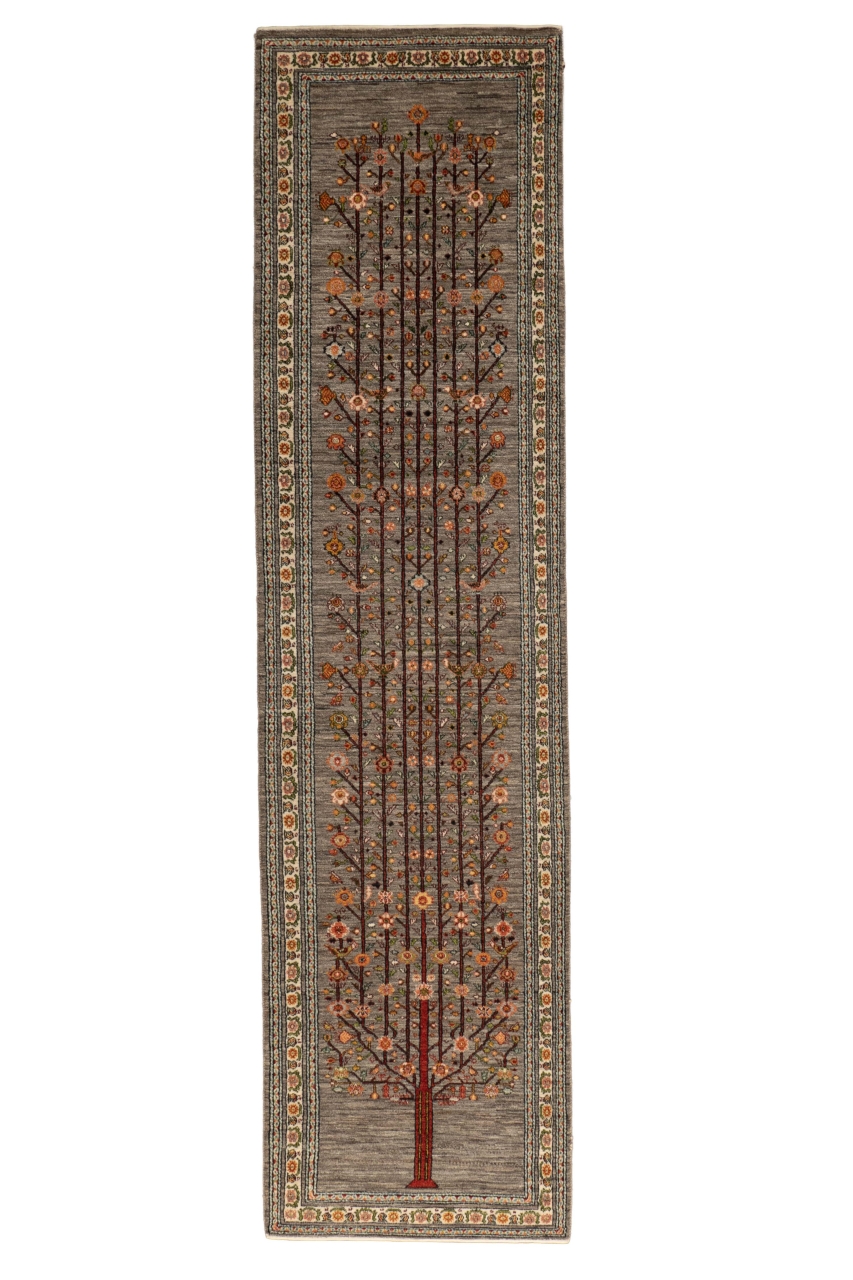 Iran Gabbeh Rug Runner Desert Cypress
