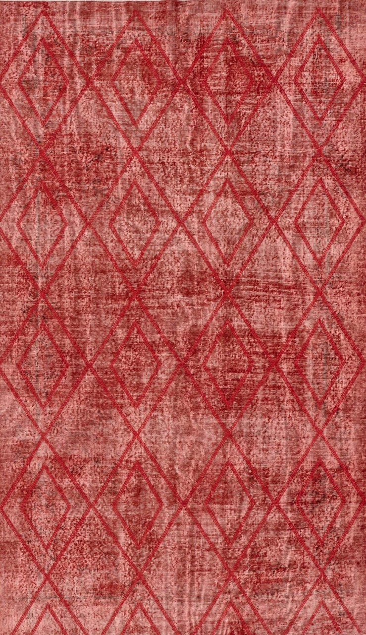 Vintage Rug Red Routes